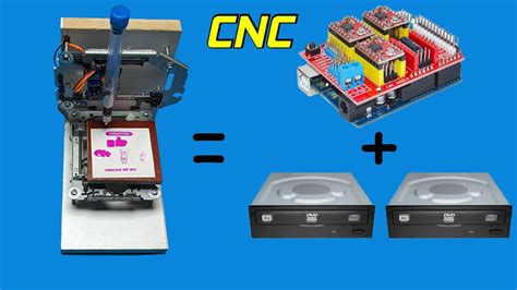 How to make mini CNC plotter using Old DVD Drives 